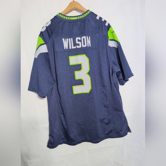 NFL Seattle Seahawks sz XL #3 Football Jersey Nike On Field - Picture 2 of 5